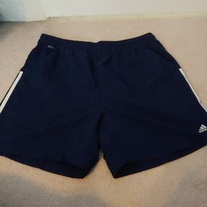 Adidas Blue Shorts with Pockets